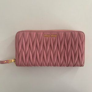 Miu Miu Pink Wallet